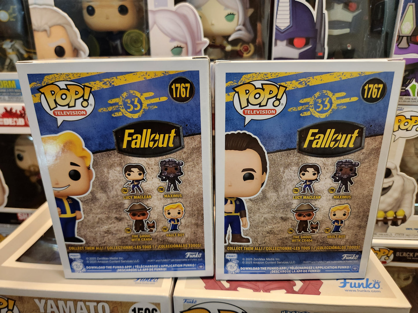 Funko Pop! Fallout Vault Boy Common And Cooper Howard Chase Bundle