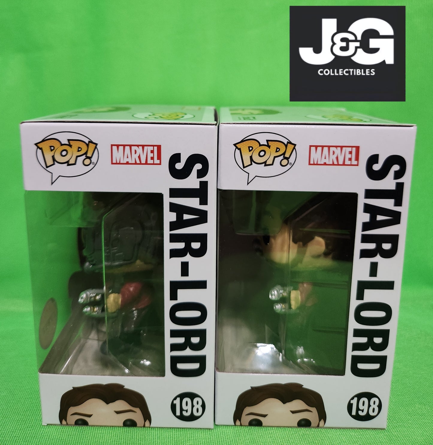Funko Pop! Guardians of the Galaxy Star-Lord Chase And Common Set