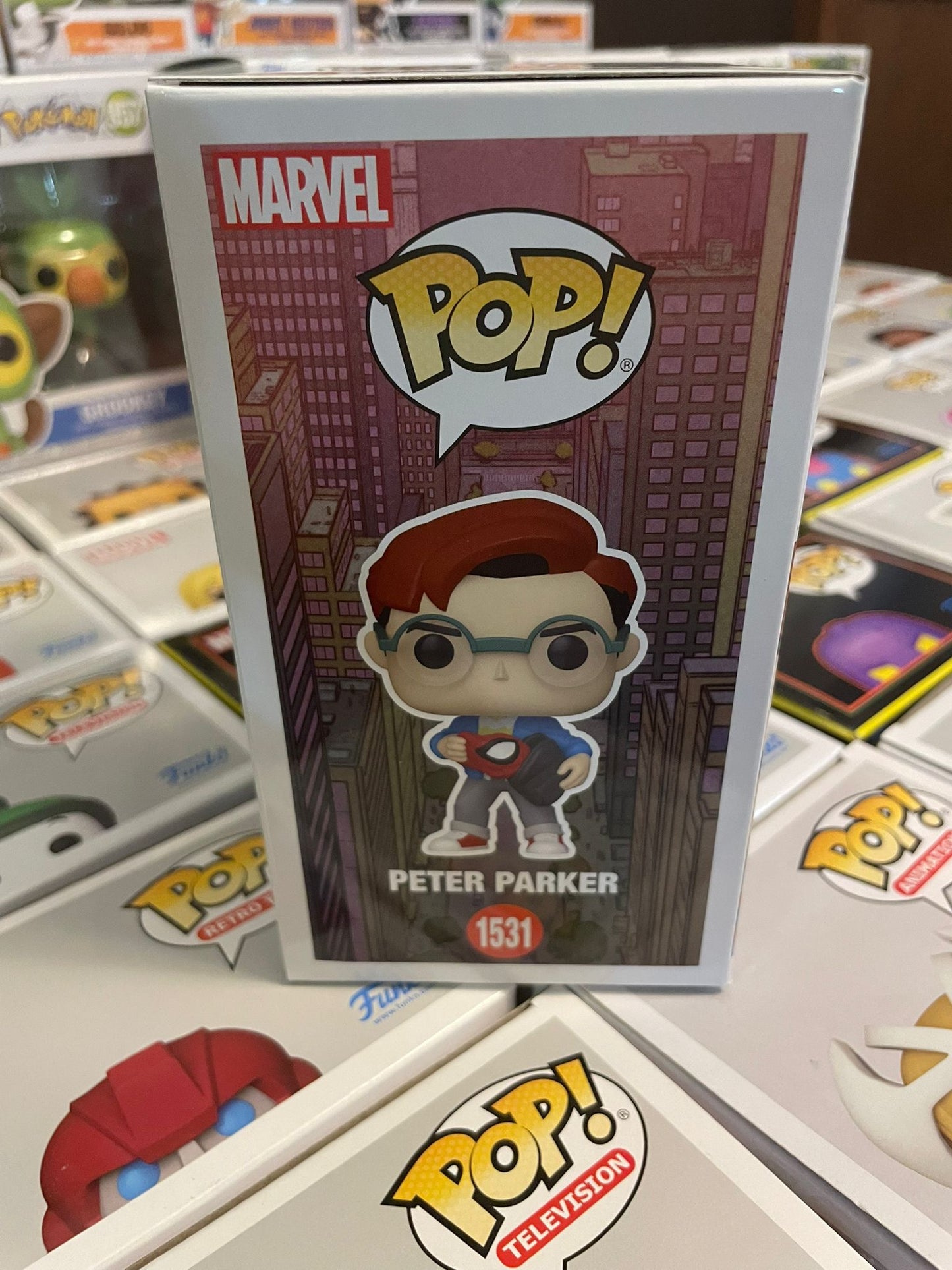 Funko Pop! Your Friendly Neighborhood Spider-Man Peter Parker Exclusive