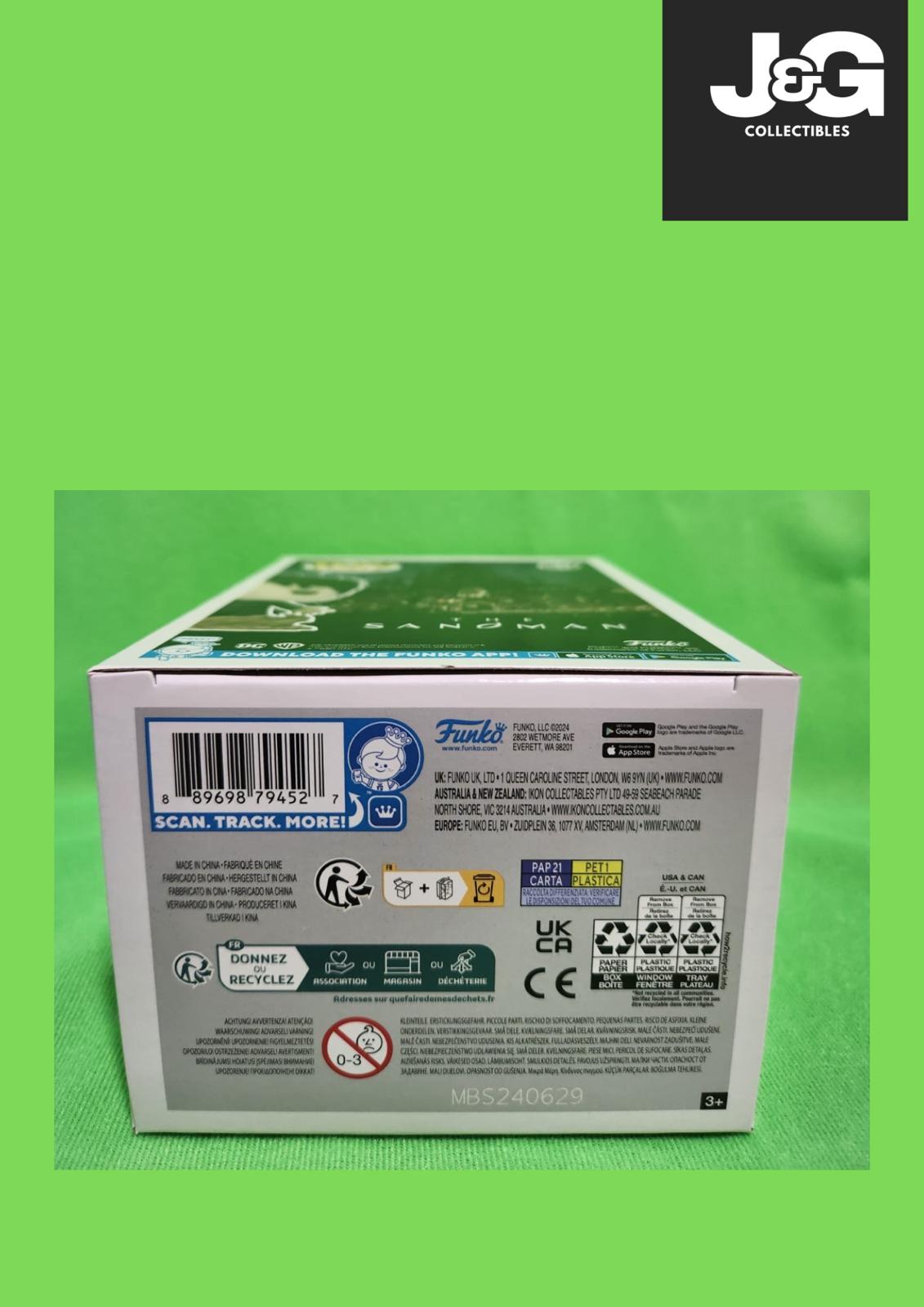 Funko Pop! The Sandman Dream NYCC Exclusive