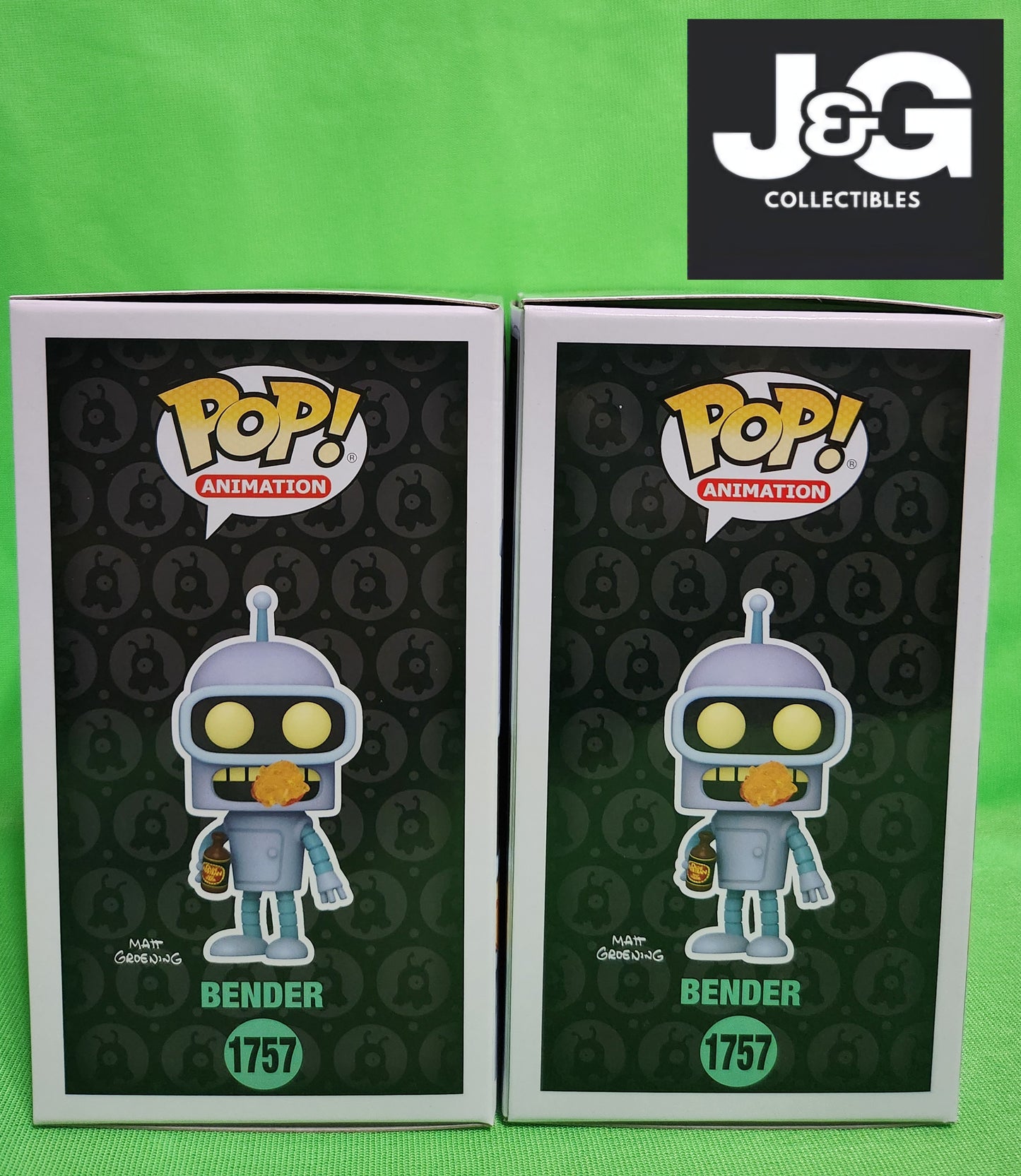 Funko Pop! Futurama Bender Chase And Common Set