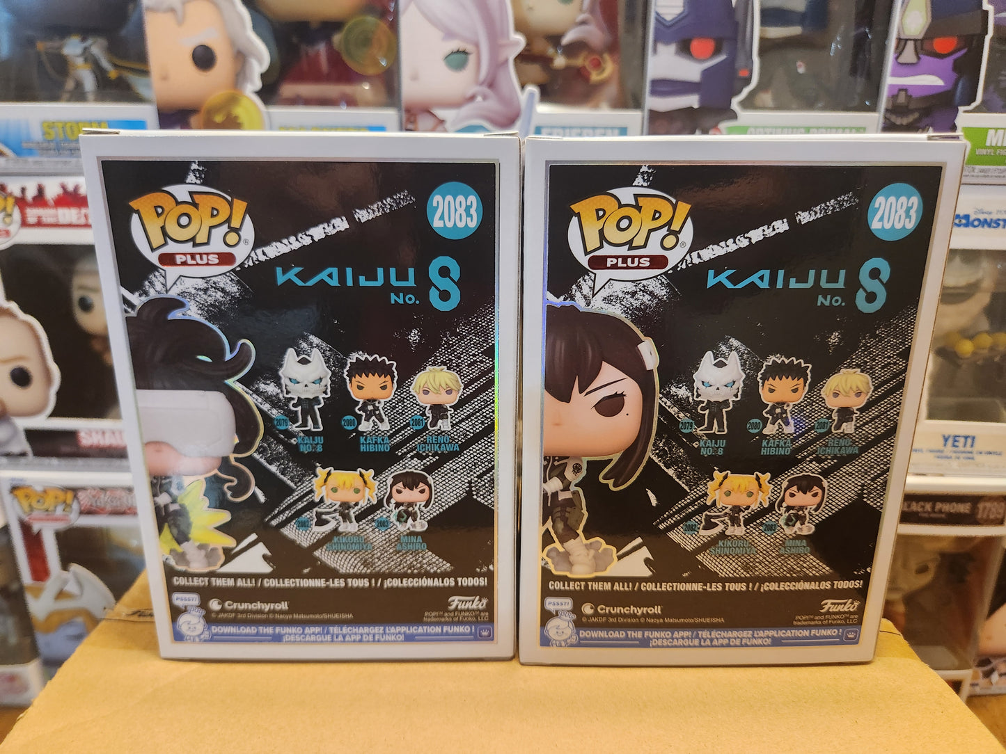 Funko Pop! Plus Kaiju No. 8 Mina Ashiro Chase And Common Bundle
