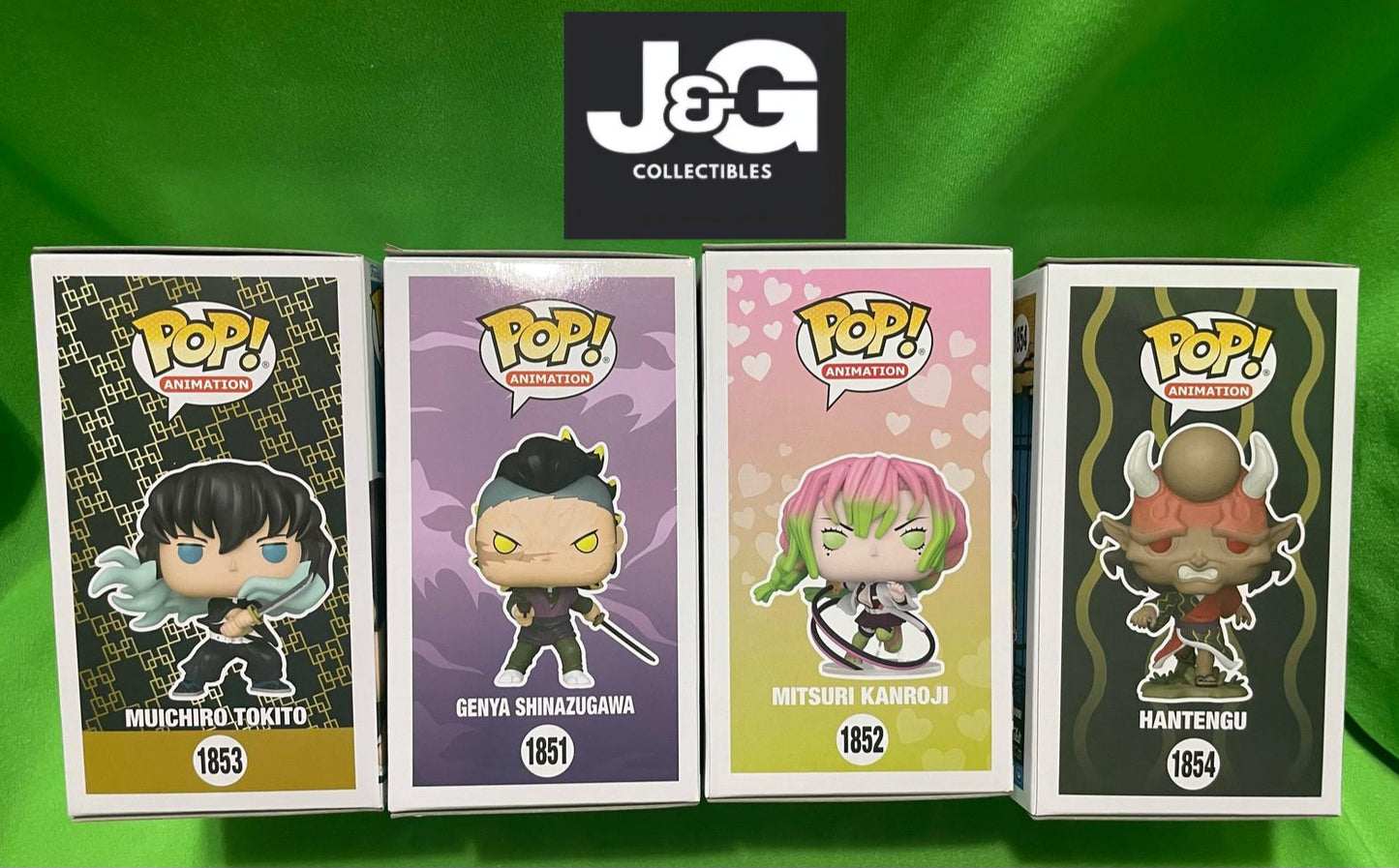 Funko Pop! Demon Slayer Wave 7 Set Of 4 Pops