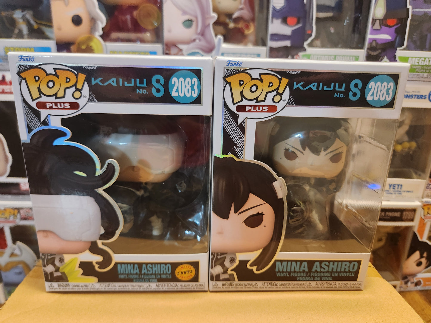 Funko Pop! Plus Kaiju No. 8 Mina Ashiro Chase And Common Bundle