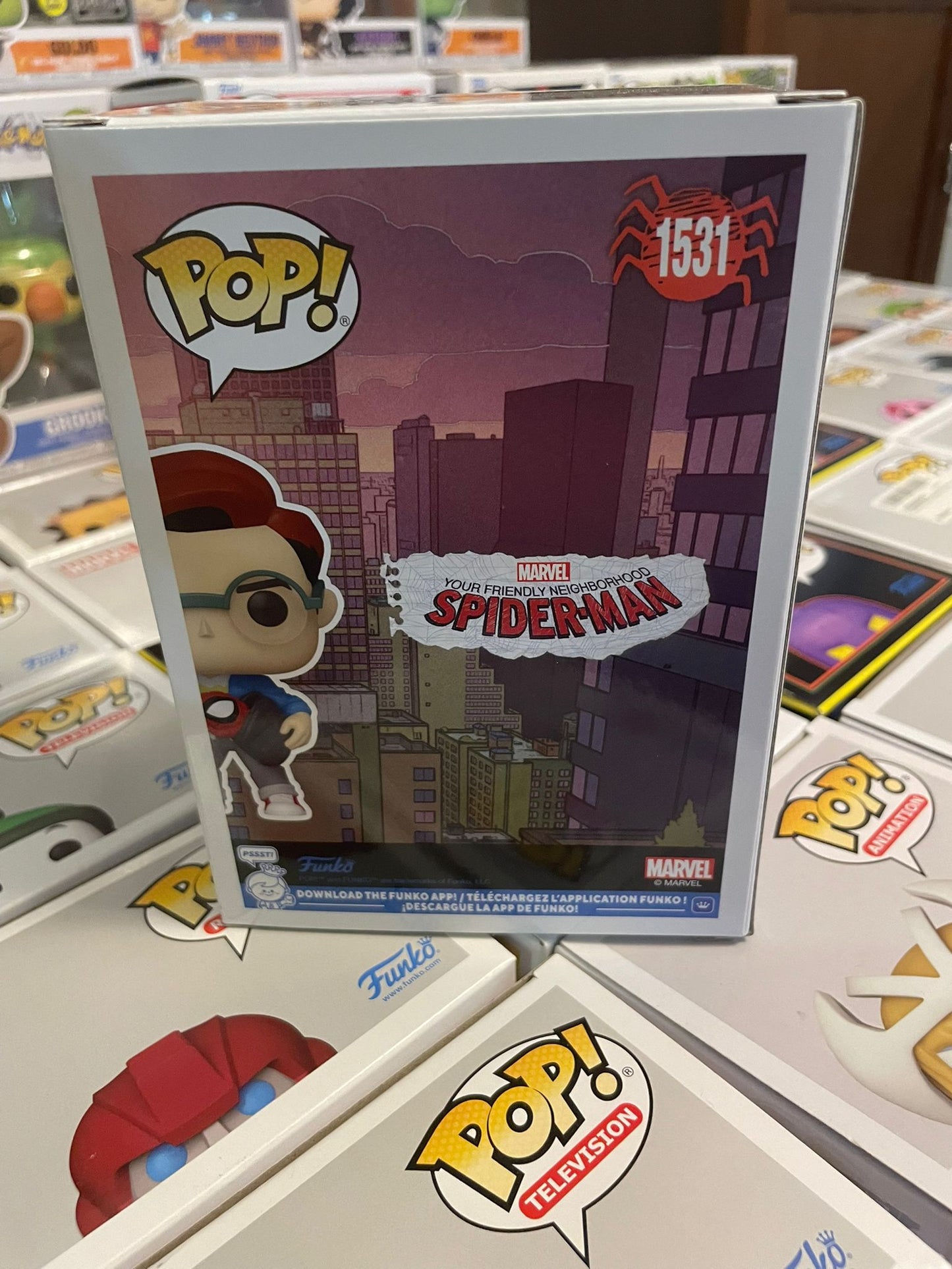 Funko Pop! Your Friendly Neighborhood Spider-Man Peter Parker Exclusive