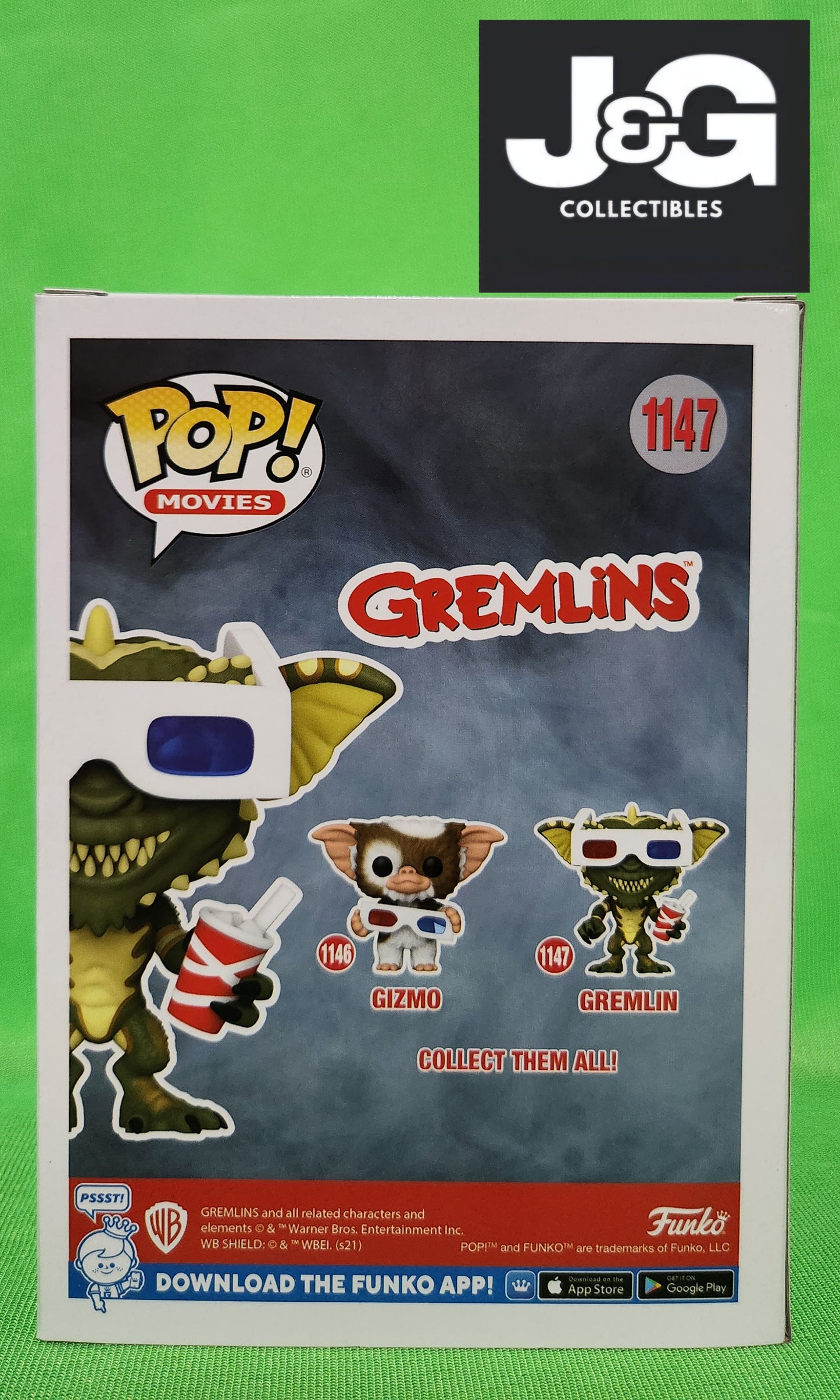 Funko Pop! Gremlins Gremlin with 3D Glasses and Soda Pop