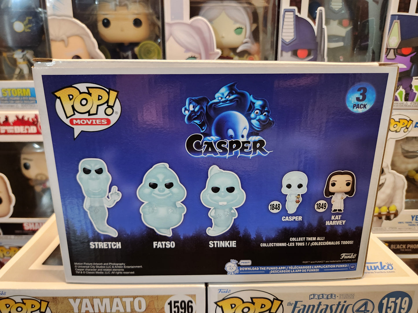 Funko Pop! Casper 30th Anniversary Casper 3 Pack Stretch Fatso Stinkie