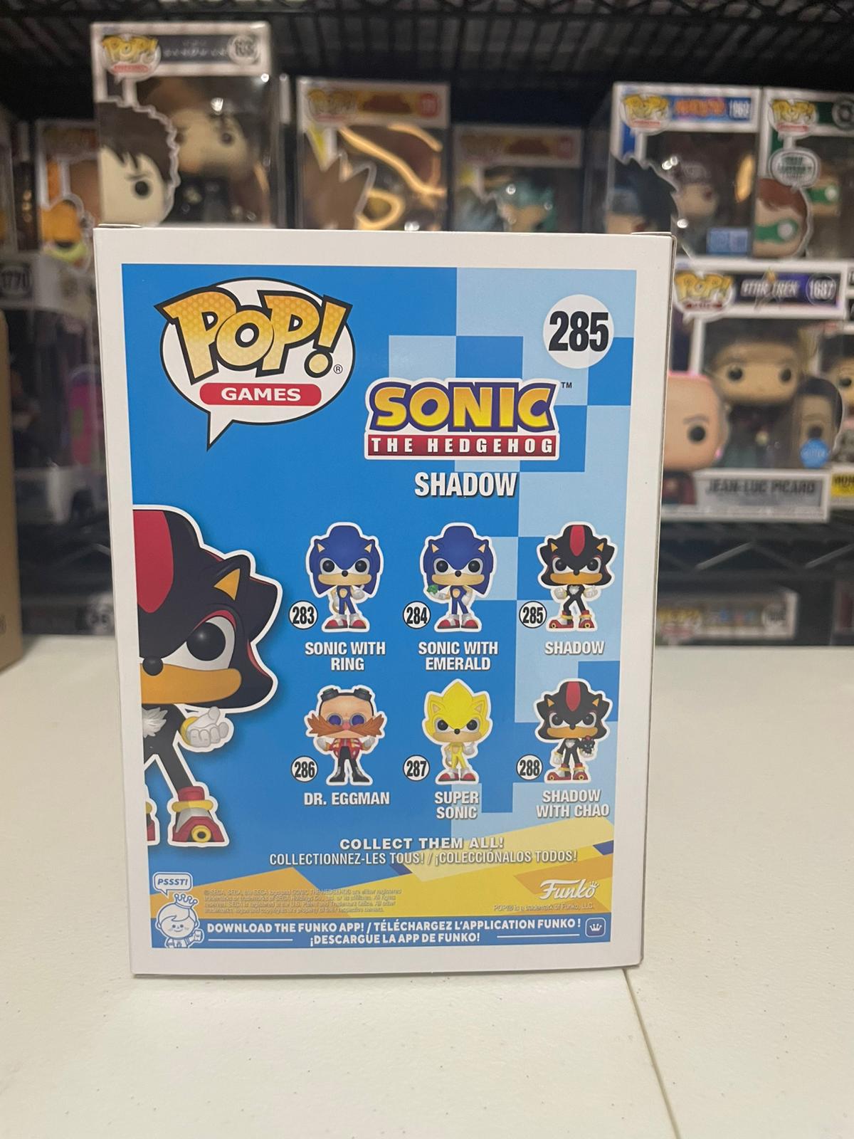 Funko Pop! Sonic The Hedgehog Shadow
