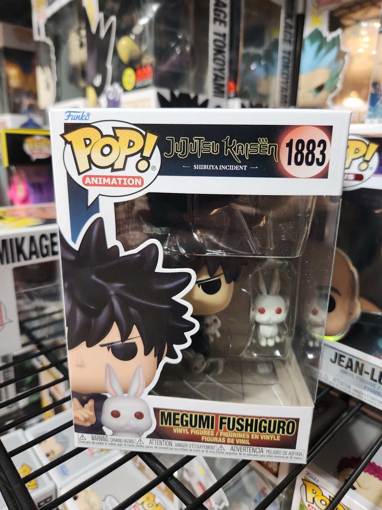 Funko Pop! Jujutsu Kaisen Megumi Fushiburo With Rabbit