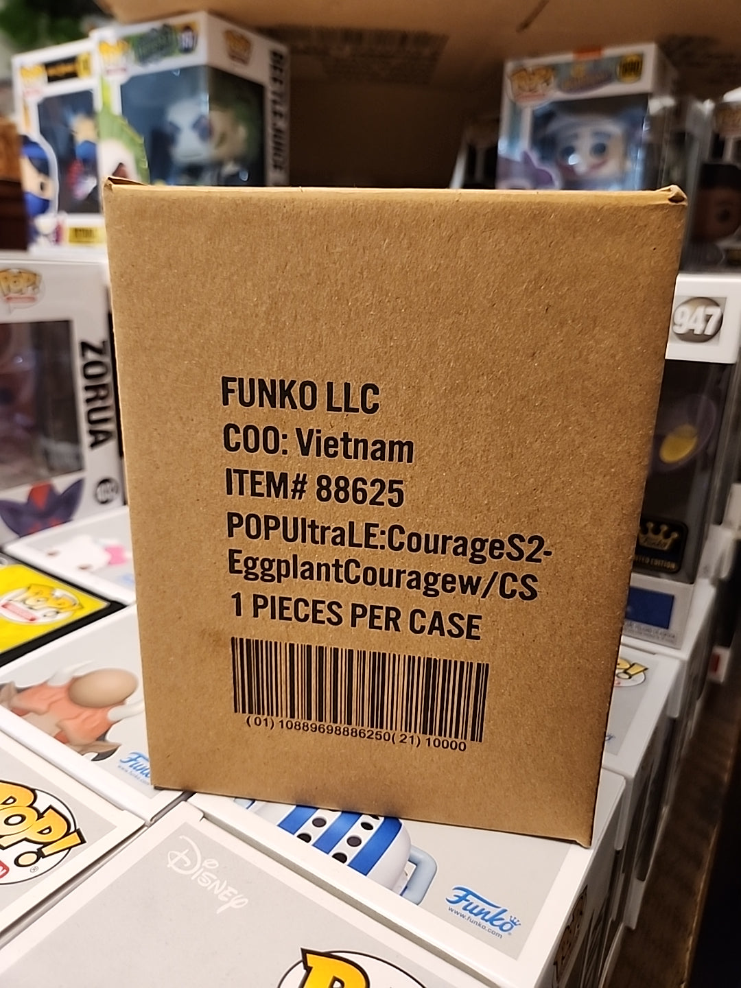 Funko Pop! Courage the Cowardly Dog The Great Eggplant Limited Edition 5000 pc