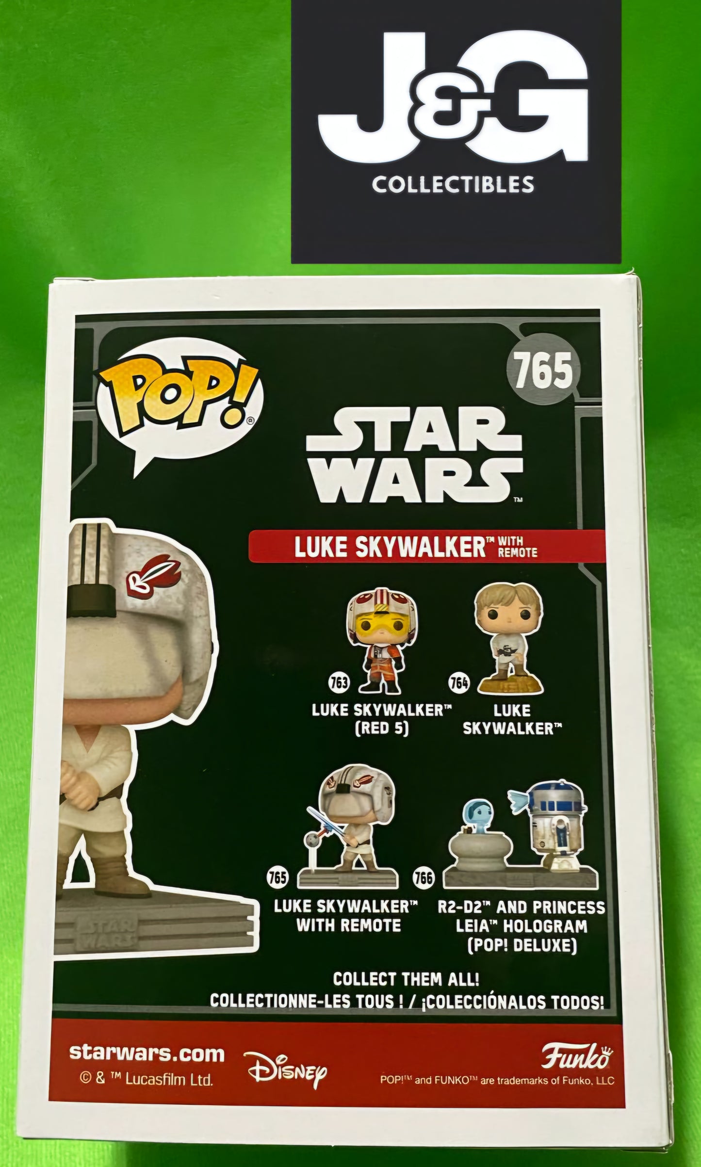Funko Pop! Star Wars Luke Skywalker with Remote