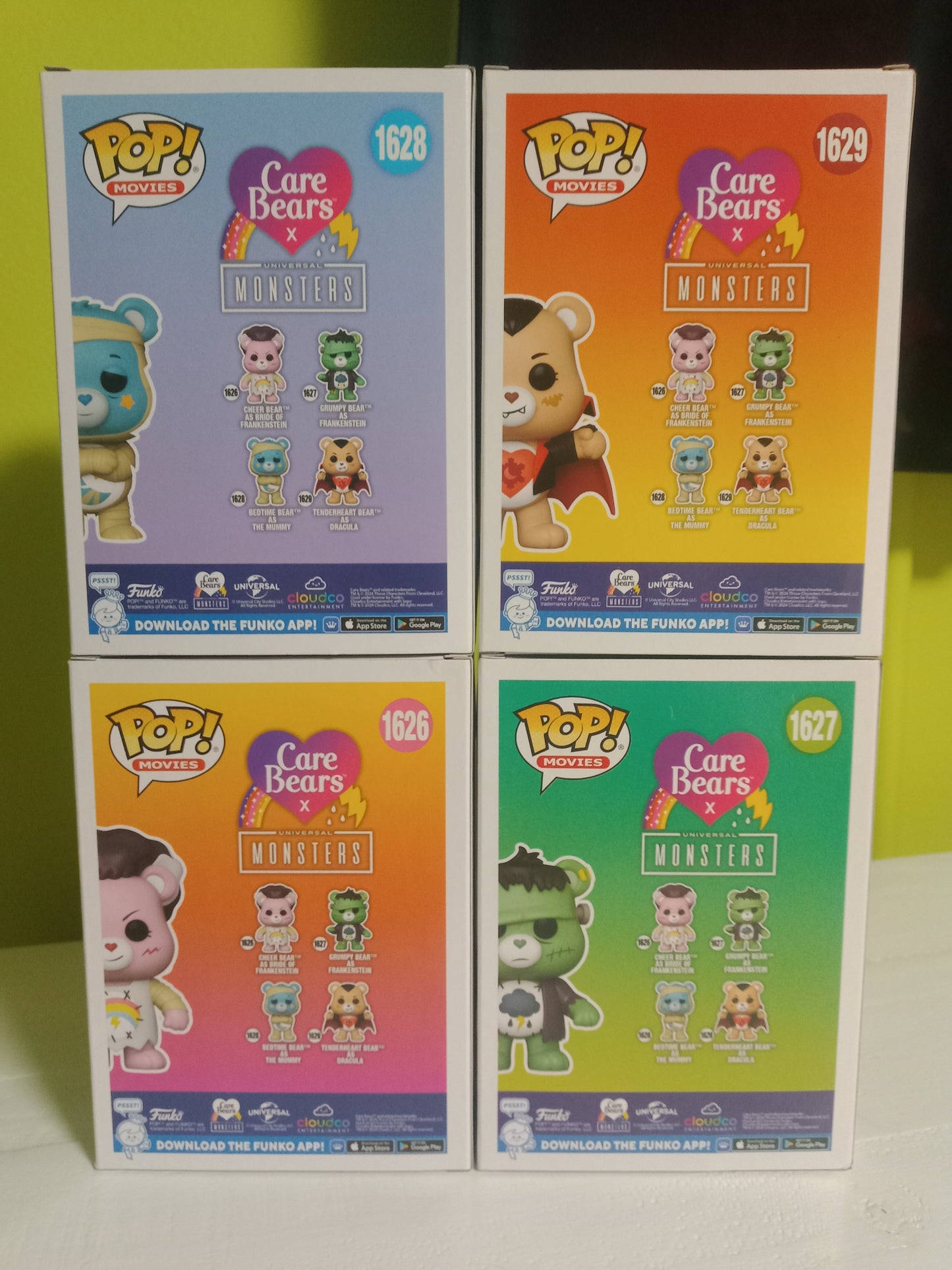 Funko Pop!  Carebears and Universal Monsters Funko Pop! Set