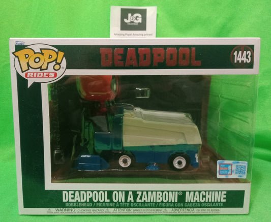 Funko Pop! Marvel Deadpool on Zamboni NYCC Machine Exclusive
