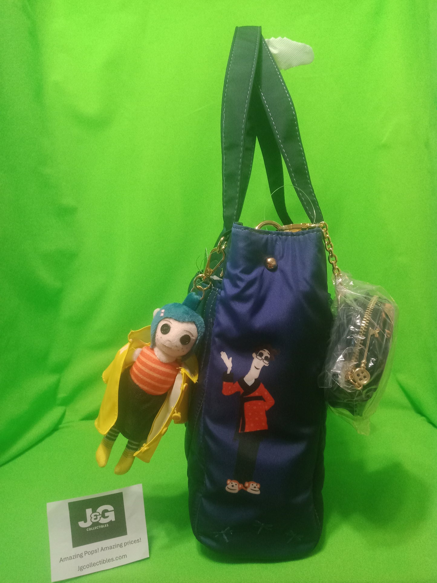 Exclusive Coraline Tunnel Tote Bag with Coin Purse and Coraline Doll