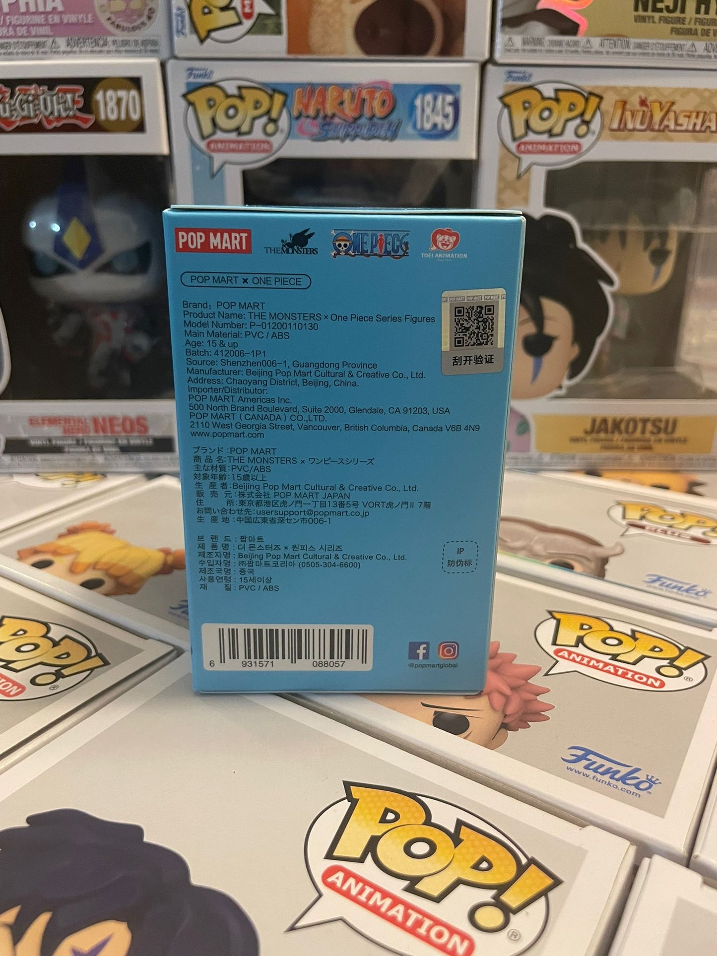 Pop Mart THE MONSTERS X One Piece Vinyl Figure Blind Box LaBuBu 100%