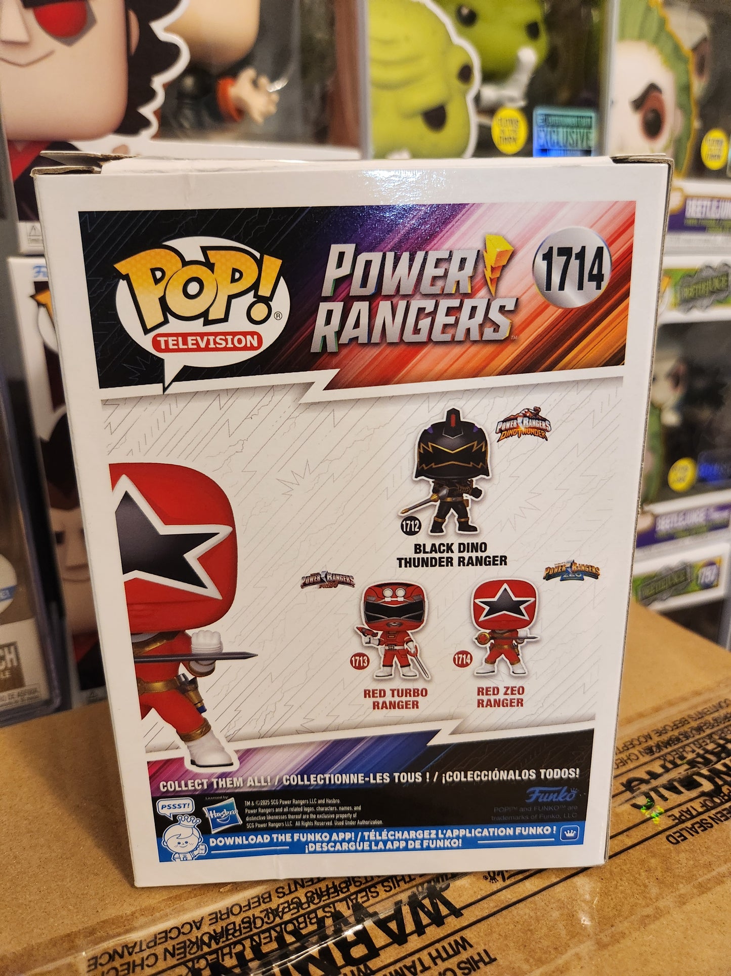 Funko Pop! Power Rangers Red Zeo Ranger