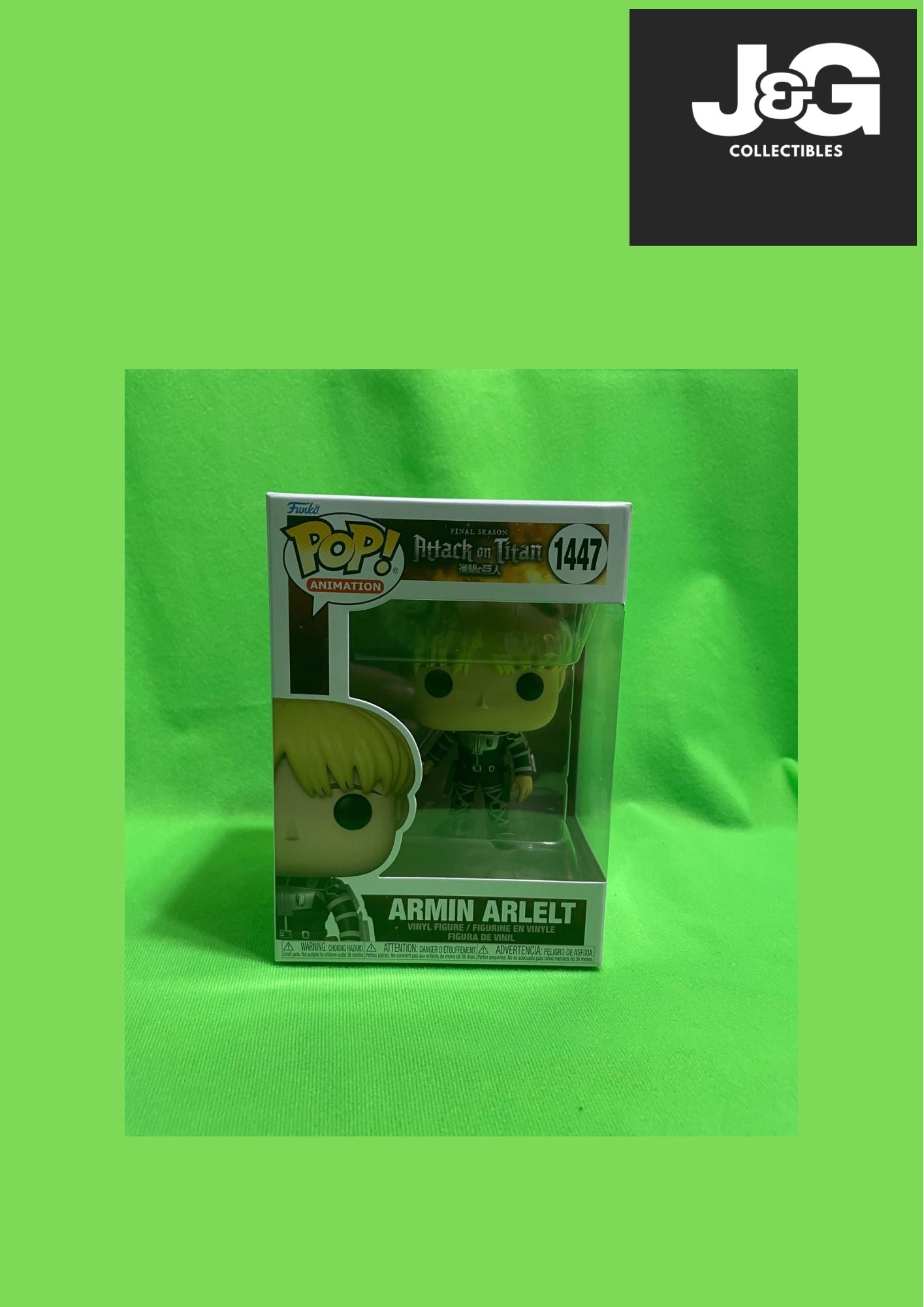 Funko Pop! Attack on Titan Armin Arlelt