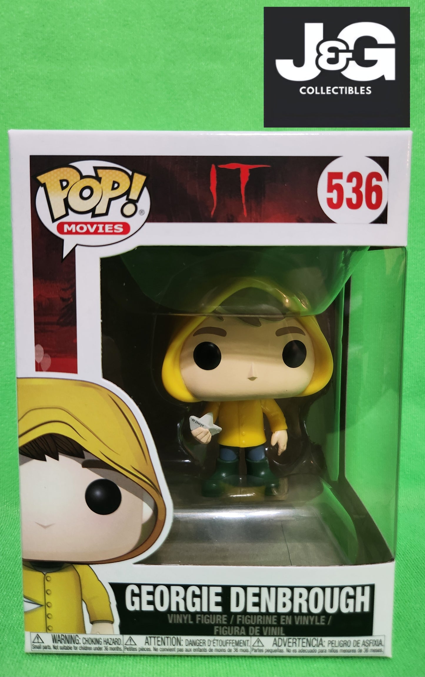 Funko Pop! It Georgie Denbrough Holding Boat