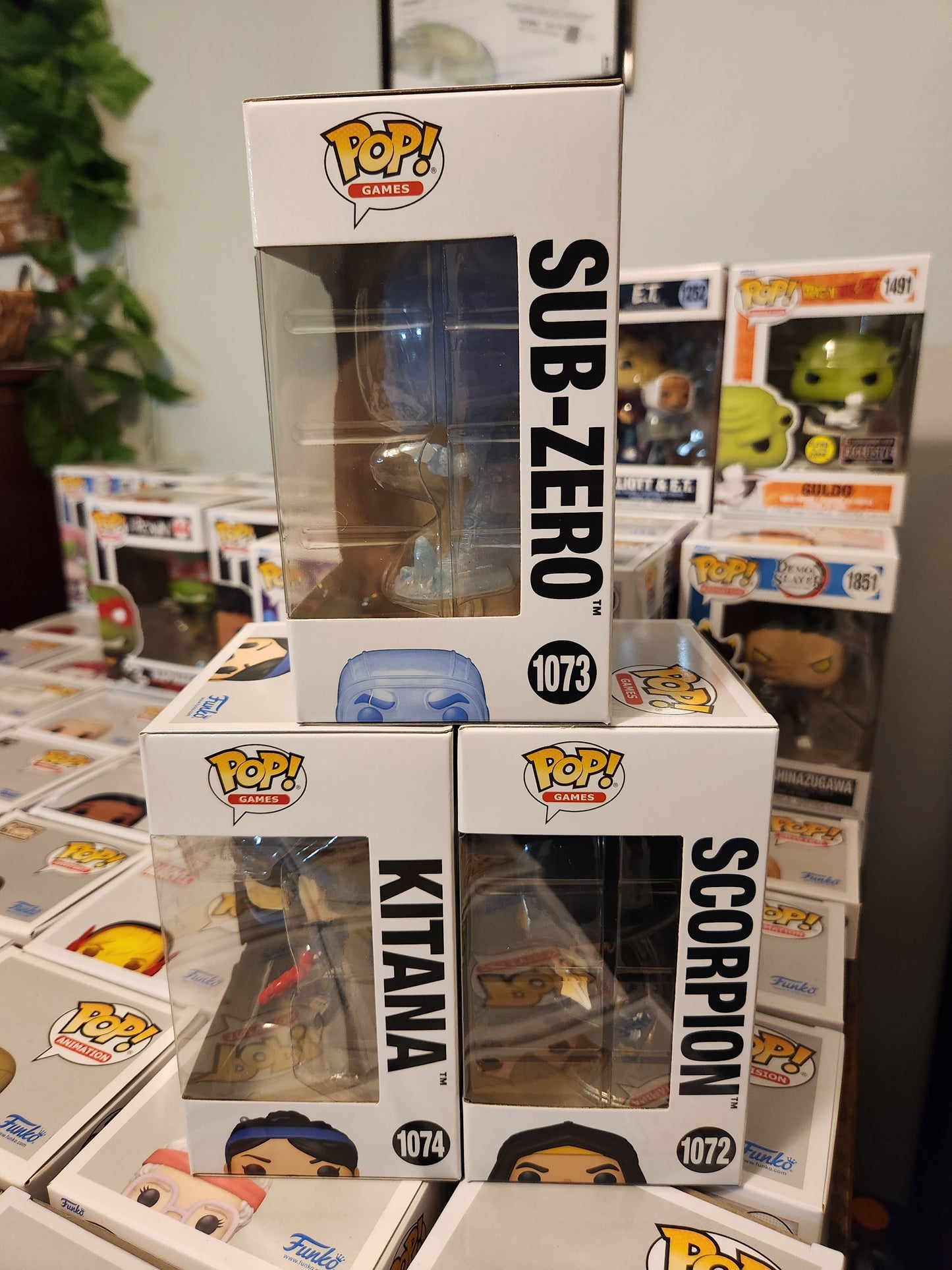 Funko Pop! Motal Kombat 11 Fatality Set of 3 (Kitana, Scorpion, Sub-Zero)