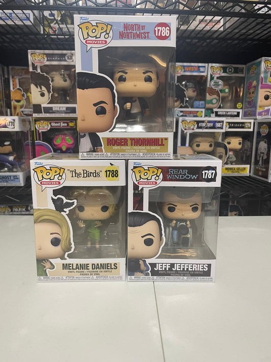 Funko Pop! Alfred Hitchcock Movies Funko Set Of 3 Pops