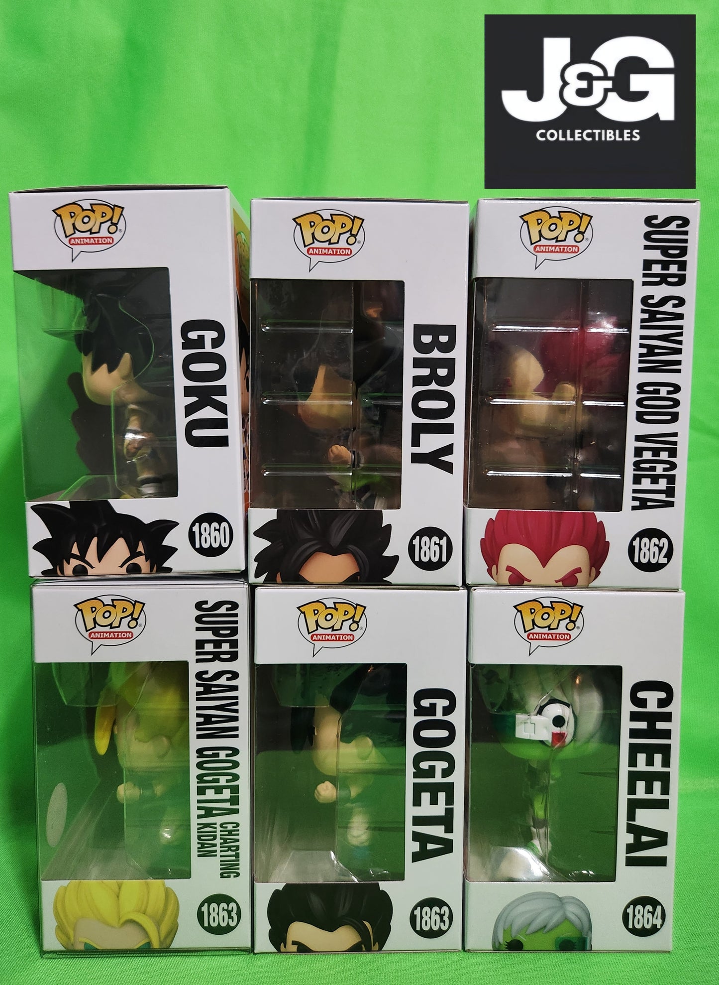 Funko POP! Dragon Ball Super Broly Set of 6 Pops (Gogeta Chase Included)