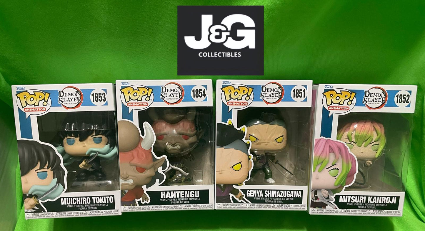 Funko Pop! Demon Slayer Wave 7 Set Of 4 Pops