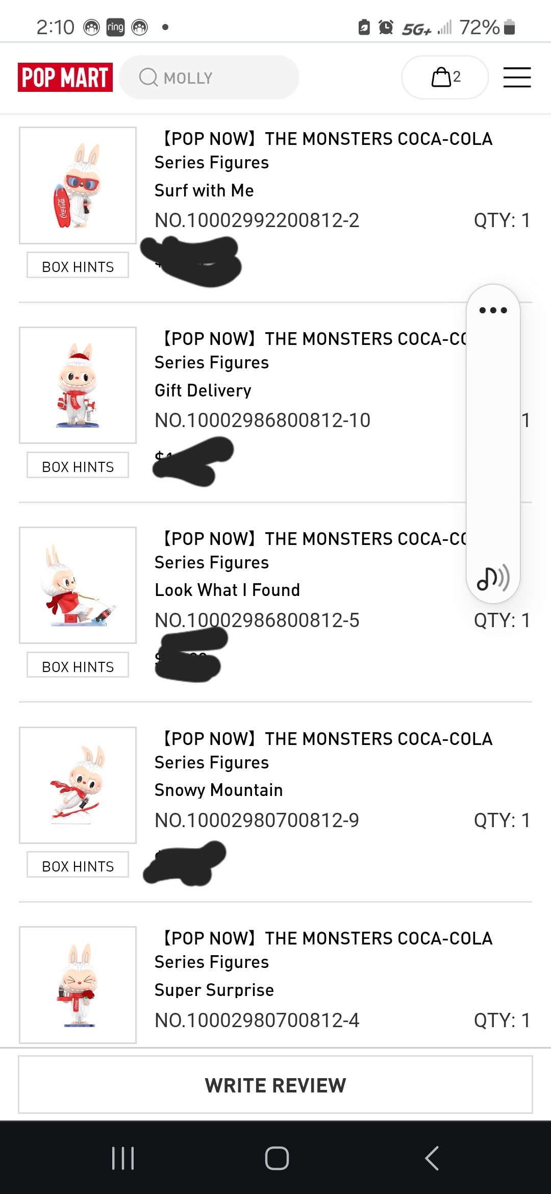 Pop Mart (1) The Monsters Coca-Cola Series Blind Box Figure 100% AUTHENTIC LaBuBu