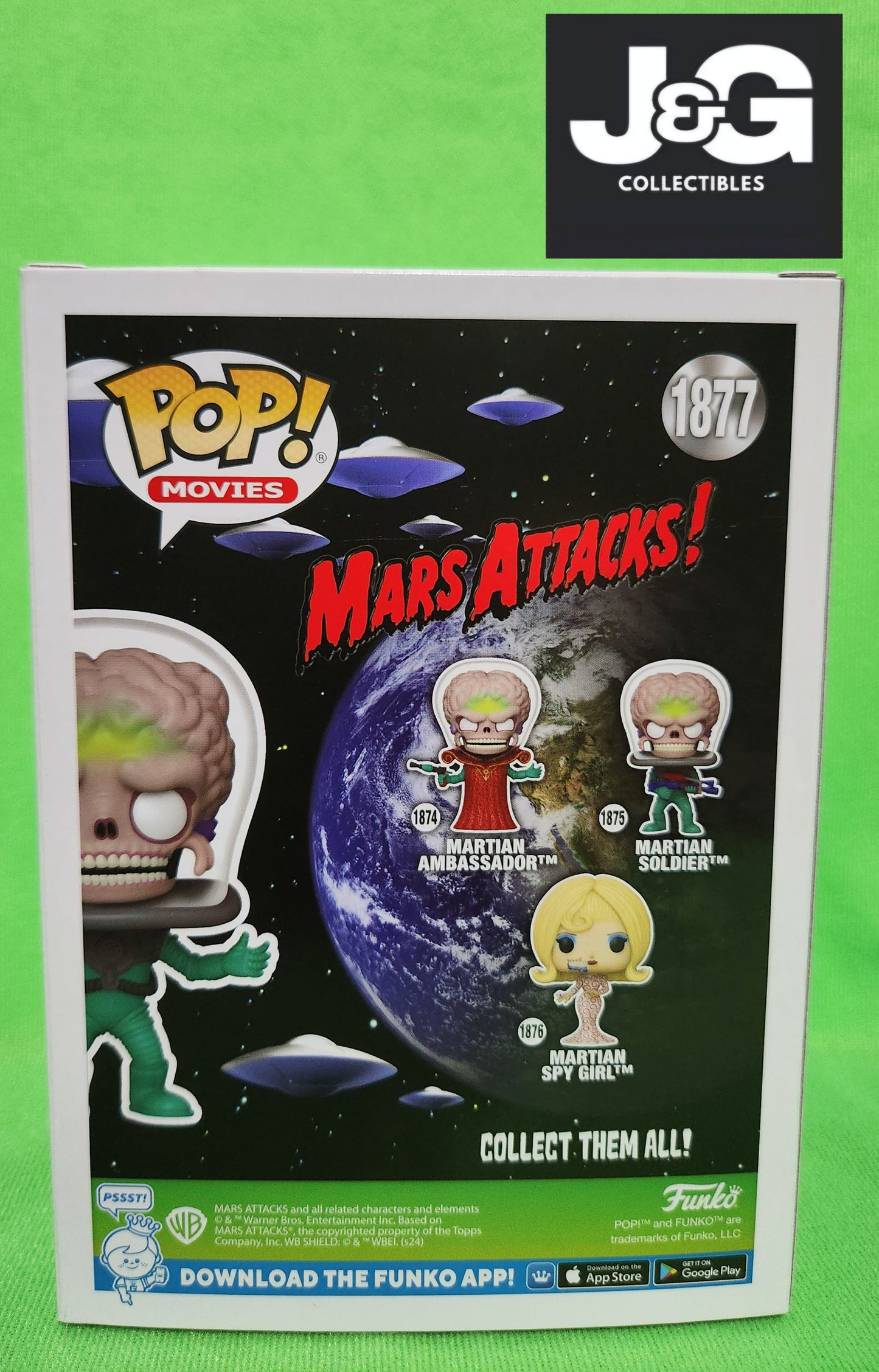 Funko Pop! Mars Attacks! Martian Soldier Specialty Series