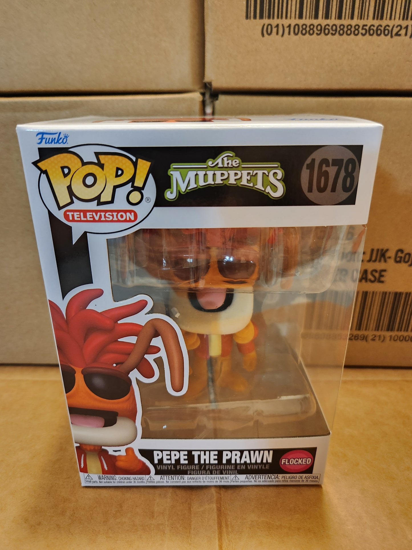 Funko Pop! Disney Pepe the Prawn Flocked Exclusive