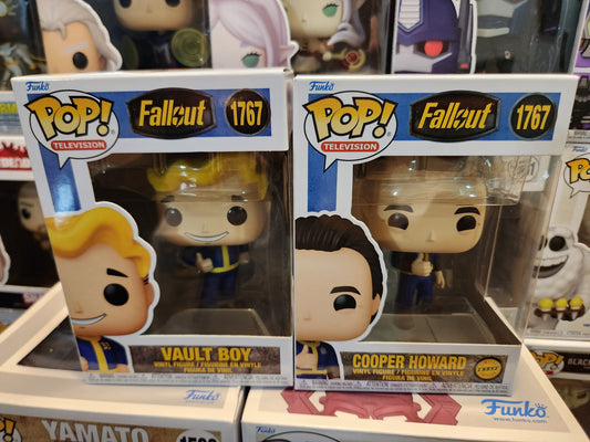 Funko Pop! Fallout Vault Boy Common And Cooper Howard Chase Bundle