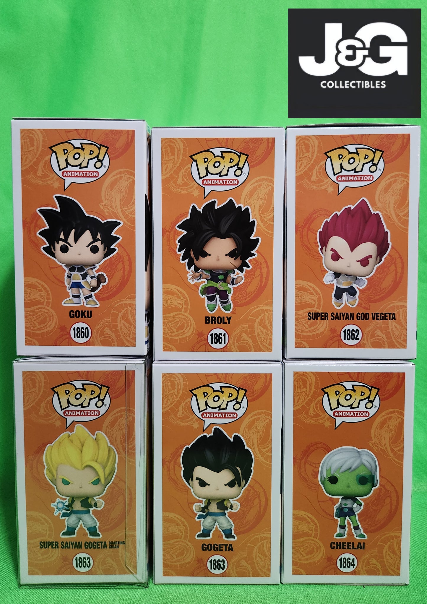 Funko POP! Dragon Ball Super Broly Set of 6 Pops (Gogeta Chase Included)