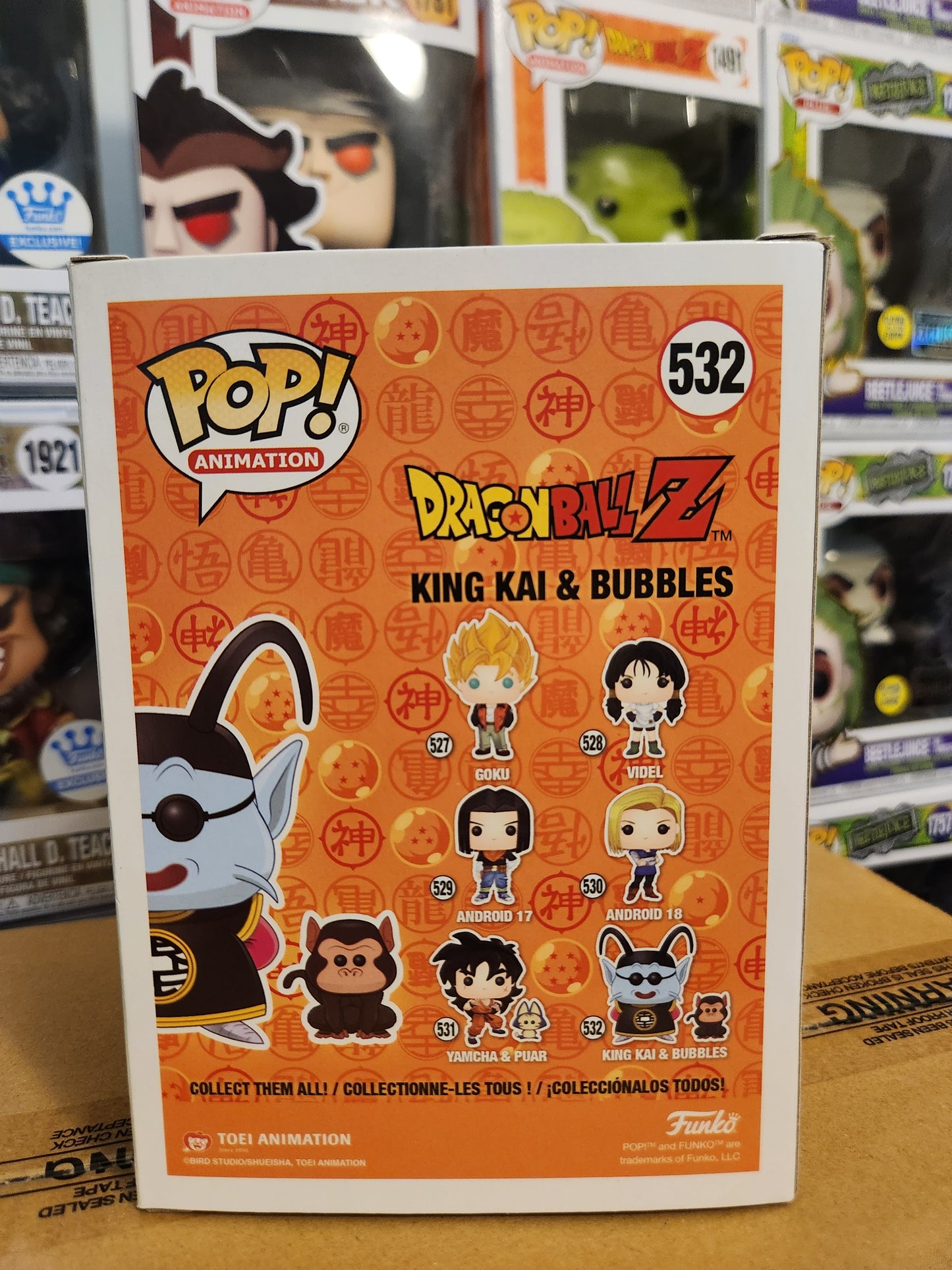 Funko Pop! Dragon Ball King Kai & Bubbles