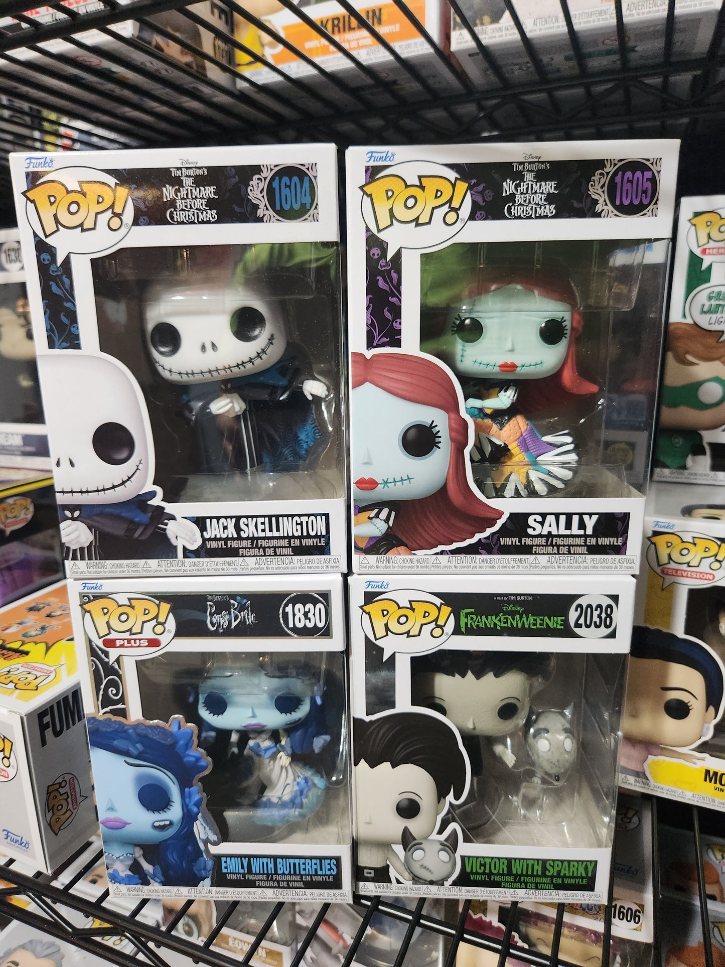 Funko Pop! Disney Tim Burton Funko Pop Set Of 4 Pops