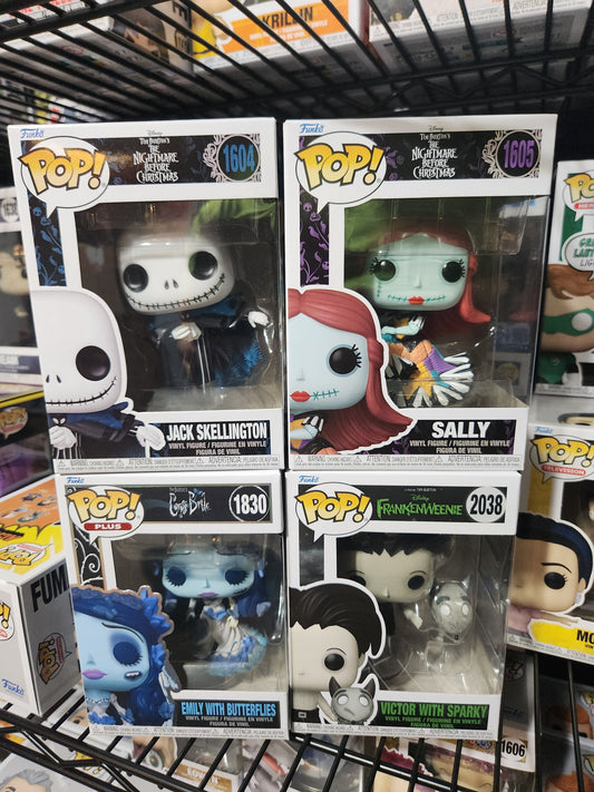 Funko Pop! Disney Tim Burton Funko Pop Set Of 4 Pops
