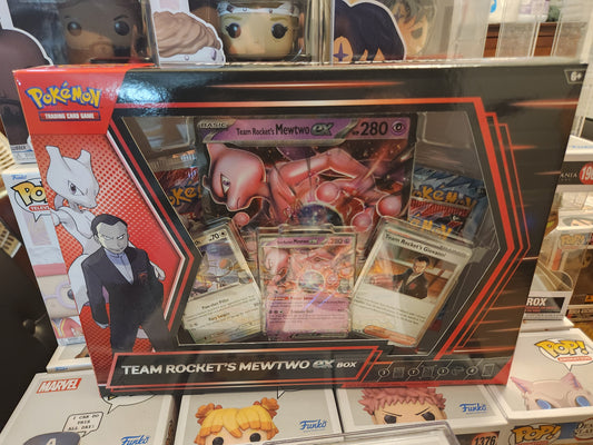 Pokemon TCG Destined Rivals Team Rockets Mewtwo EX Box Factory Sealed