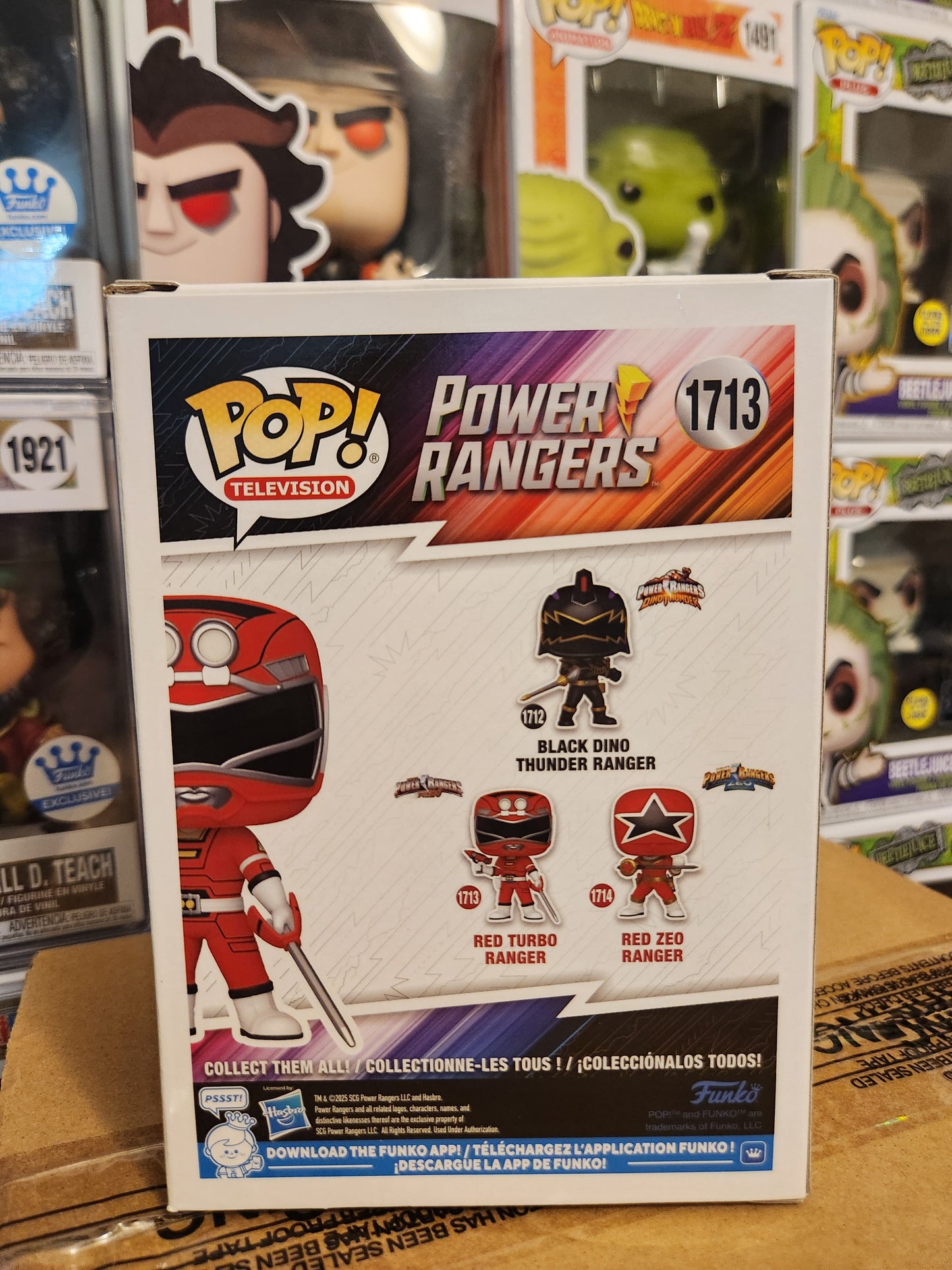 Funko Pop! Power Rangers Red Turbo Ranger
