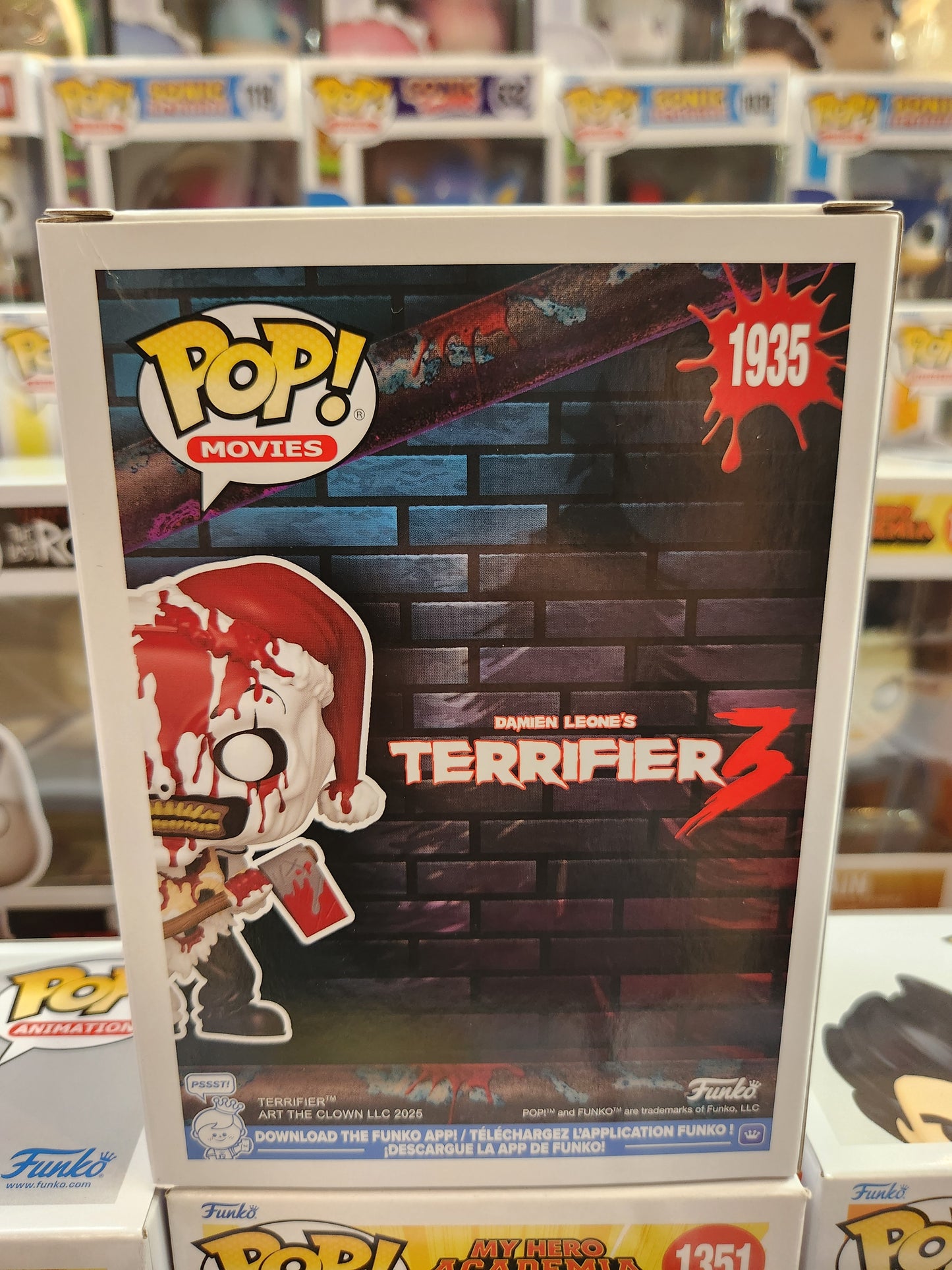 Funko Pop! Terrifier Art the Clown (Axe) Exclusive