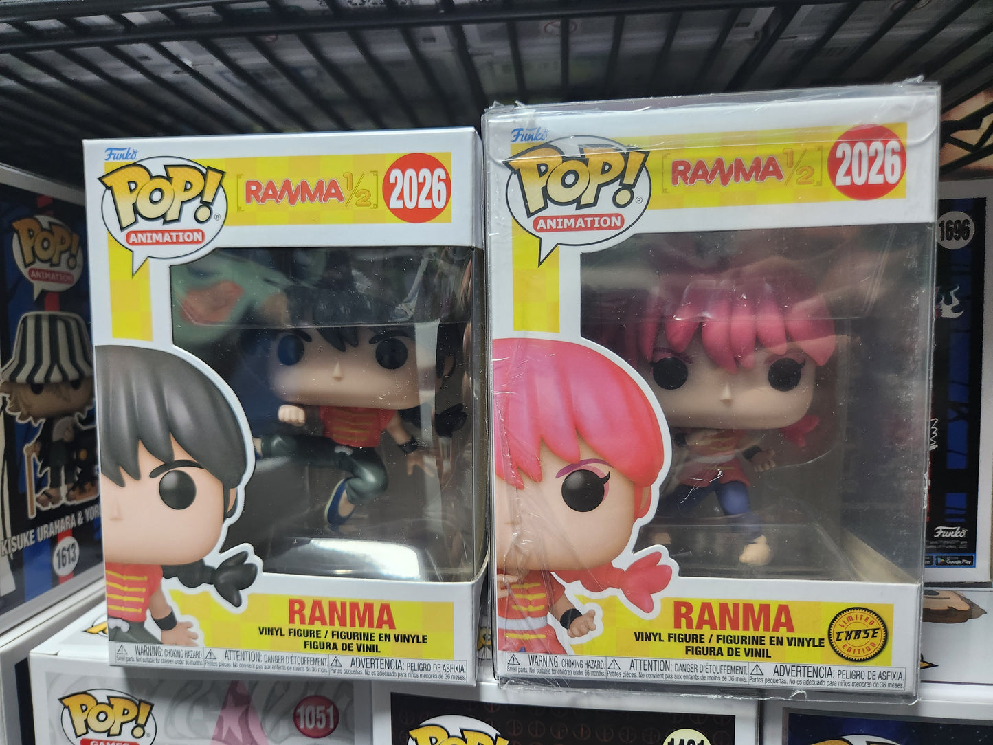 Funko Pop! Ranma 1/2 Ranma Chase And Common Bundle