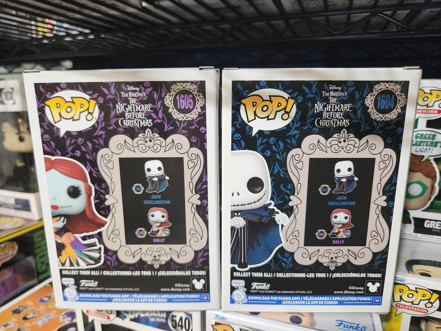 Funko Pop! Disney Jack and Sally Set of 2 Pops