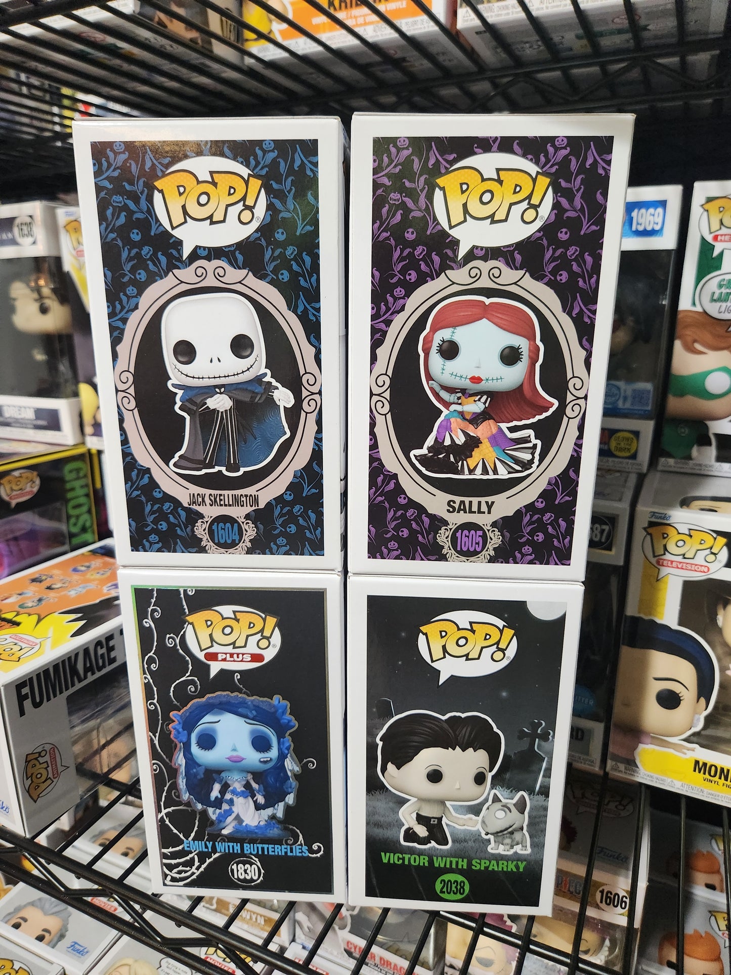 Funko Pop! Disney Tim Burton Funko Pop Set Of 4 Pops
