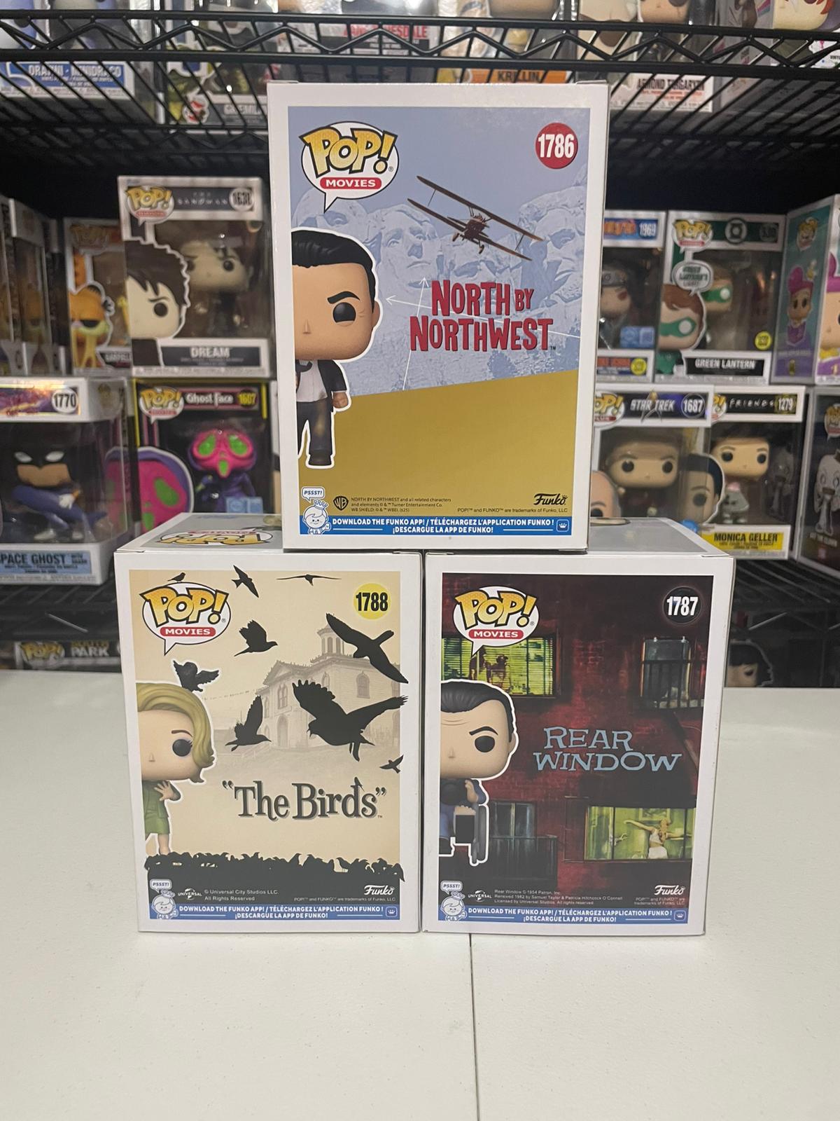 Funko Pop! Alfred Hitchcock Movies Funko Set Of 3 Pops