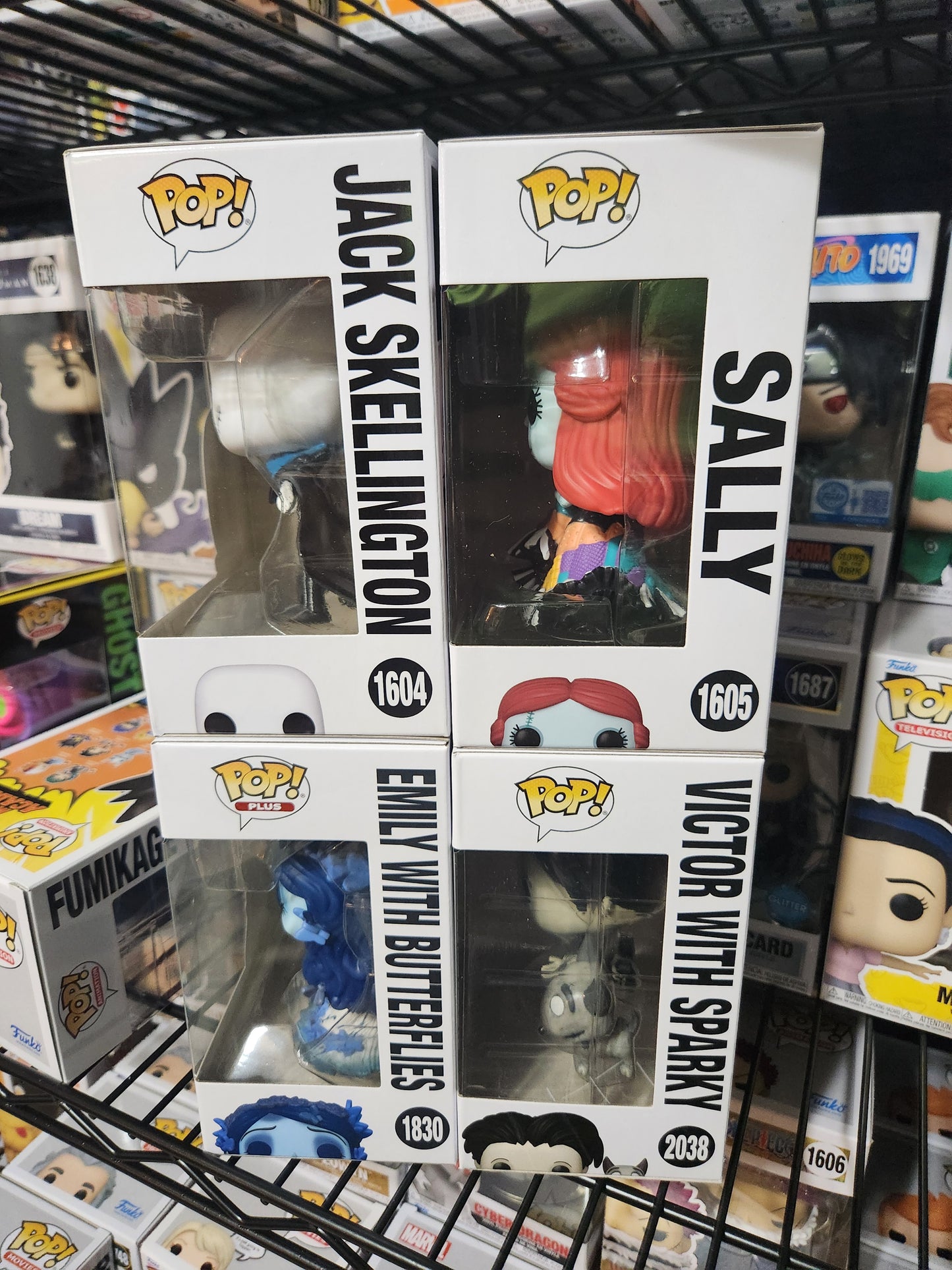 Funko Pop! Disney Tim Burton Funko Pop Set Of 4 Pops