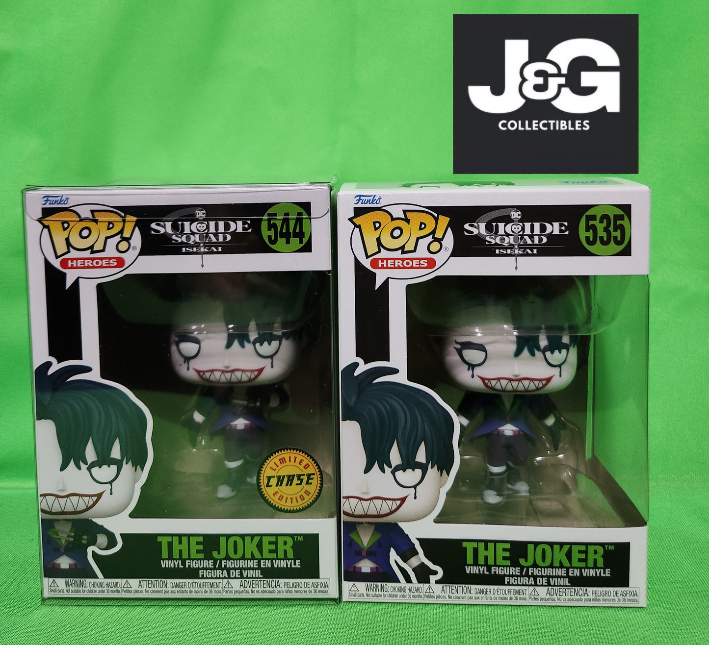 Funko Pop! Suicide Squad Isekai The Joker Common And Chase Set