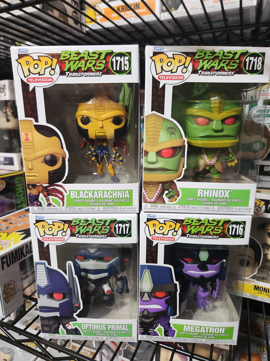 Funko Pop! Transformers Beast Wars Set Of 4 Pops