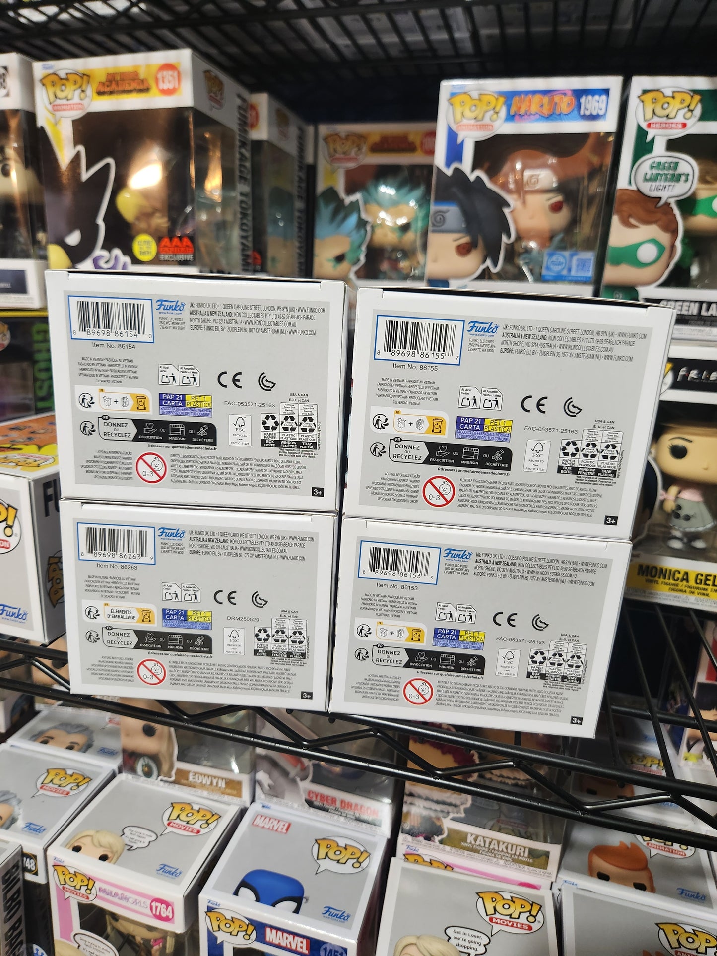 Funko Pop! Disney Tim Burton Funko Pop Set Of 4 Pops