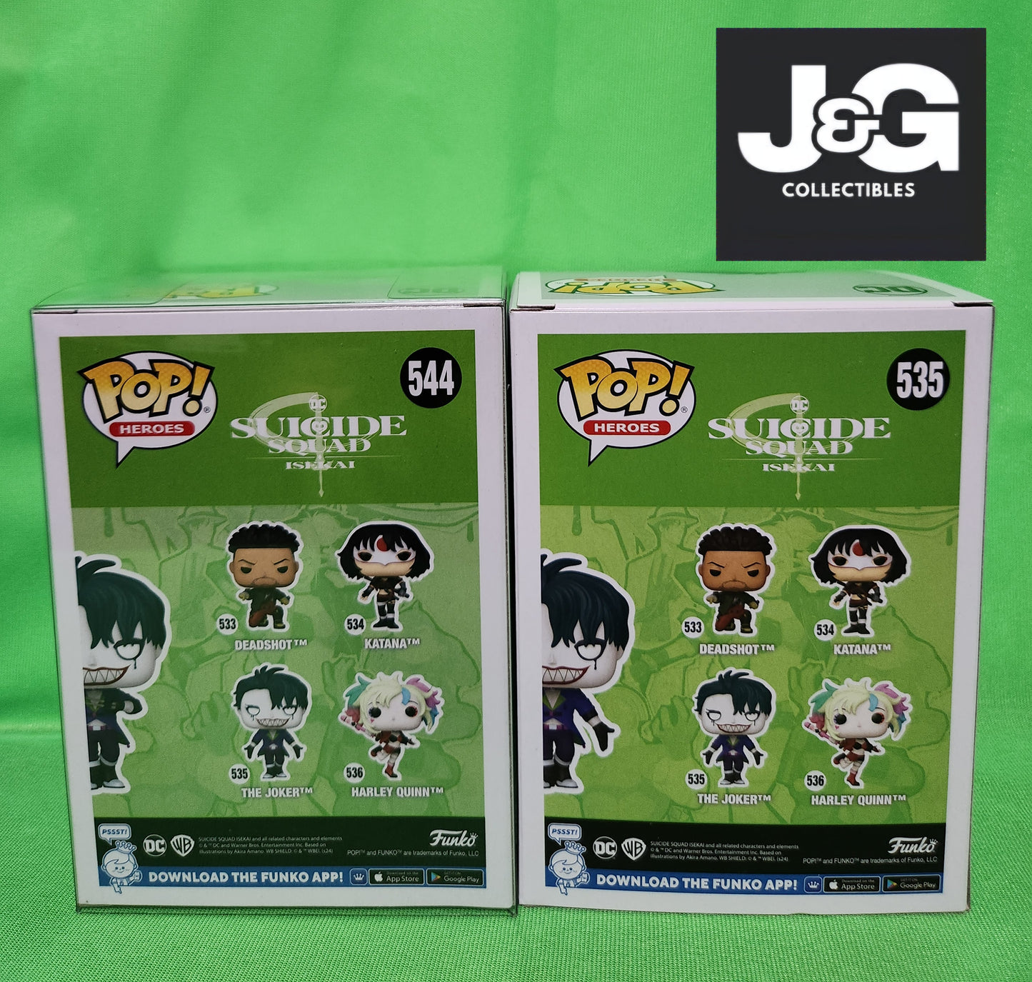 Funko Pop! Suicide Squad Isekai The Joker Common And Chase Set