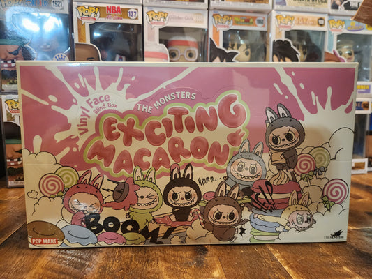 Pop Mart The Monsters Exciting Macaroon Vinyl Face Plush Keychain (1 Random box)