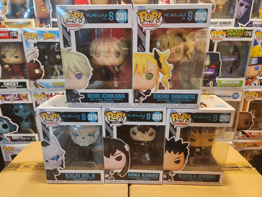 Funko Pop! Kaiju No 8 Full Set Of 5 Commons
