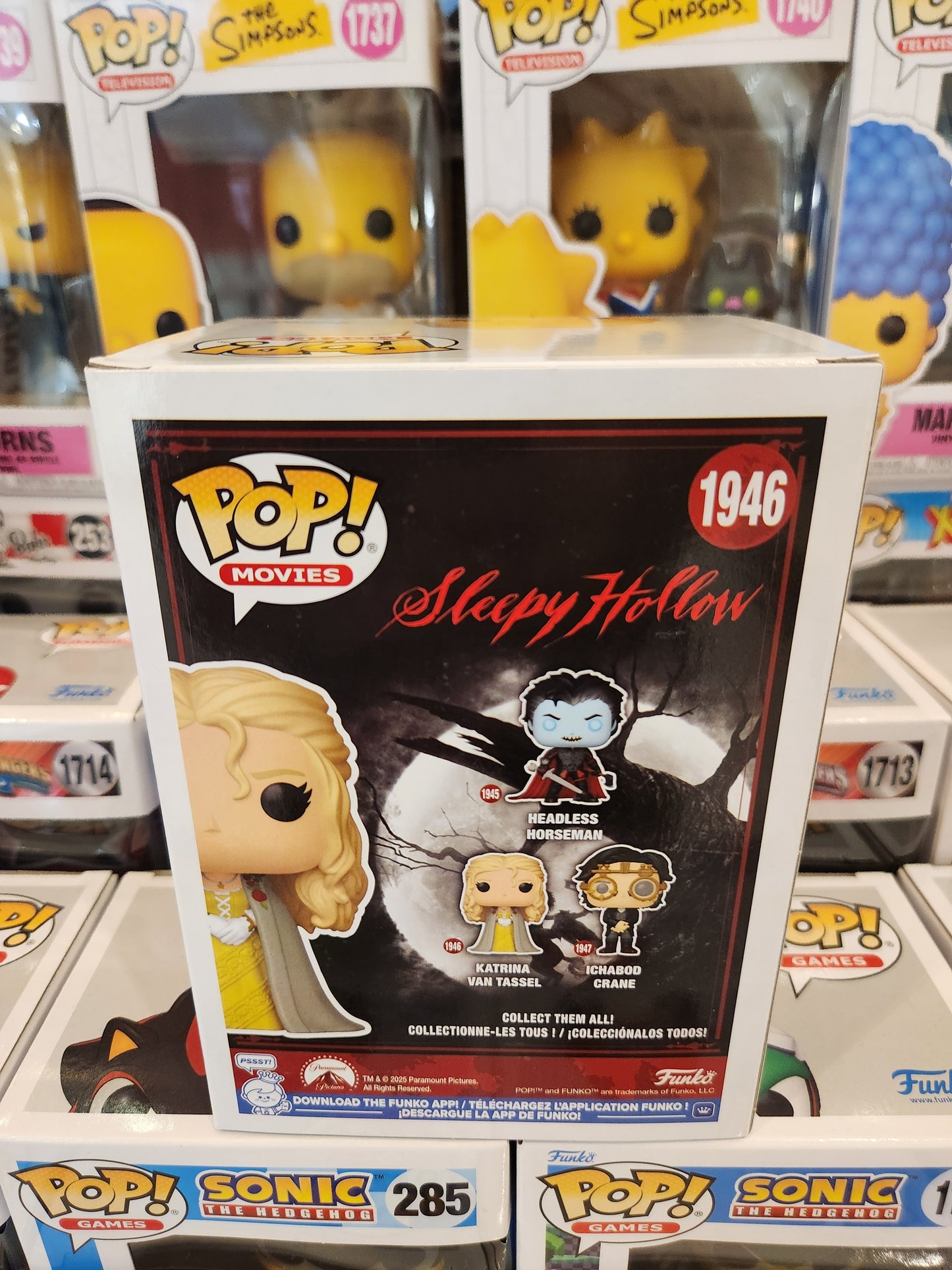 Funko Pop! Sleepy Hollow Katrina Van Tassel