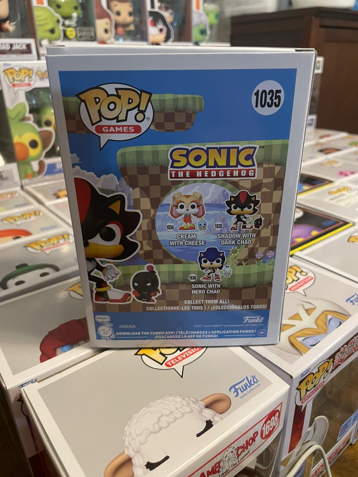 Funko Pop! Sonic the Hedgehog Shadow with Dark Chao